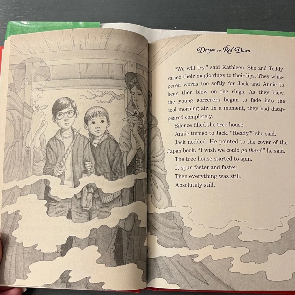 Dragon of the Red Dawn (Magic Tree House # 37, A Merlin Mission) Hardcover Mary